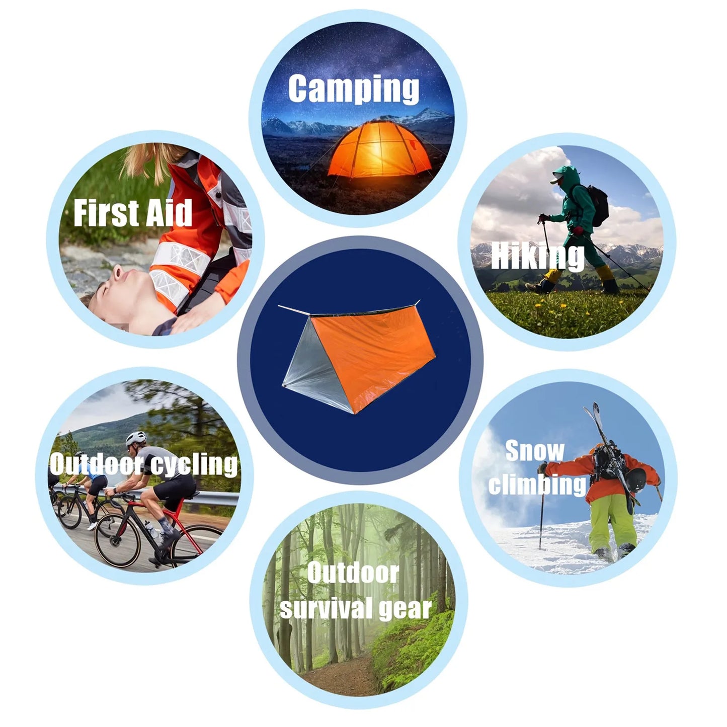 2-Person Outdoor Camping Tent