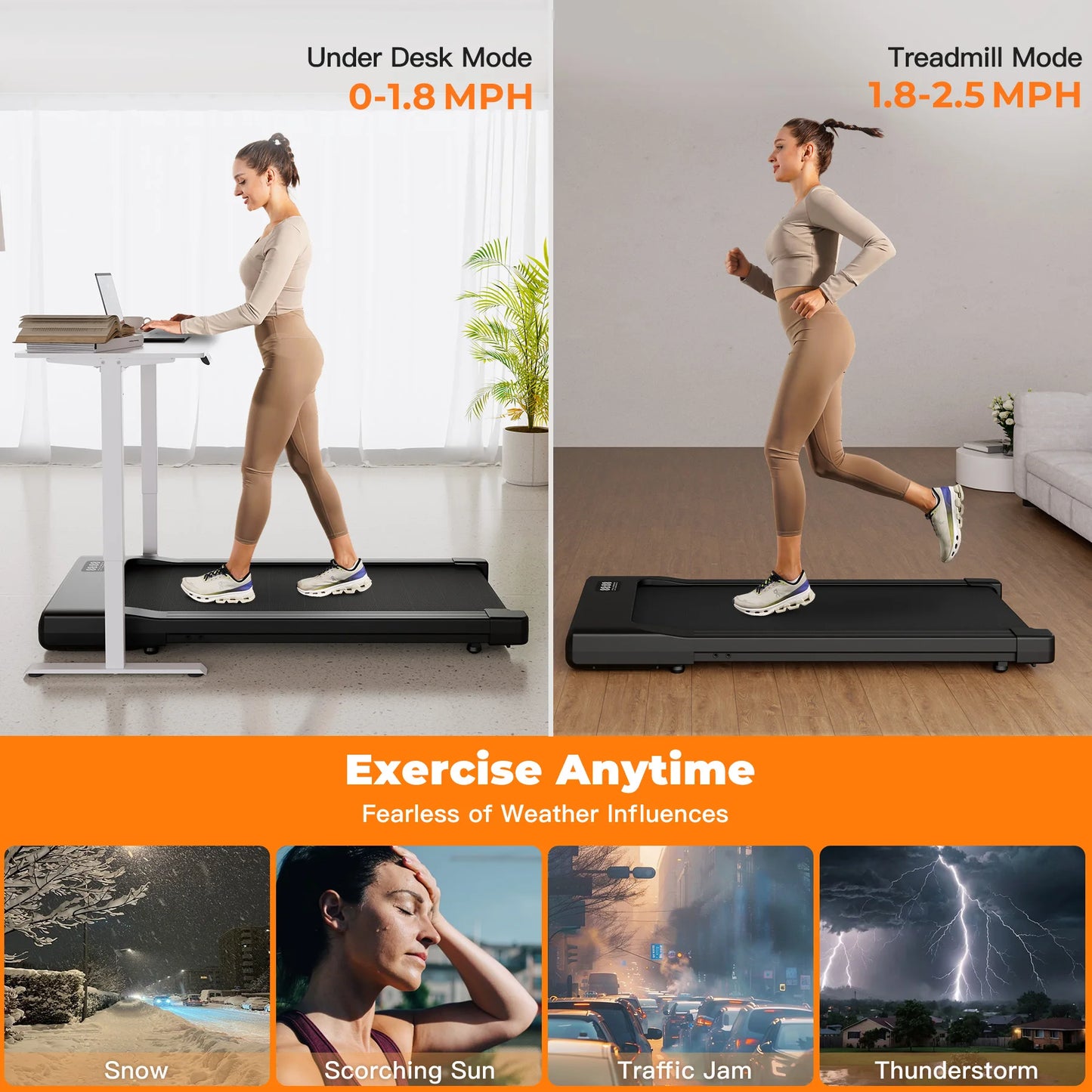 Walking Pad Under Desk Treadmill Remote Control LED Display