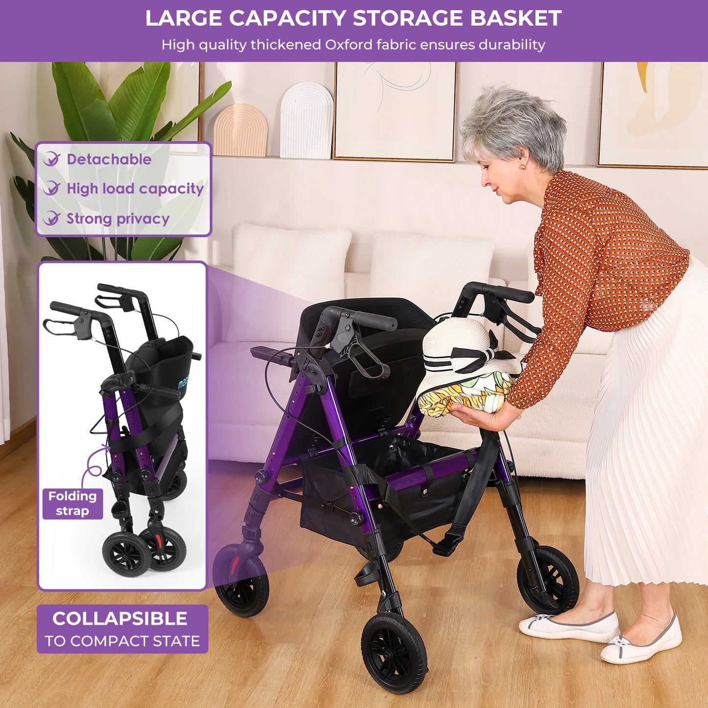 Transport Chair with Brake,