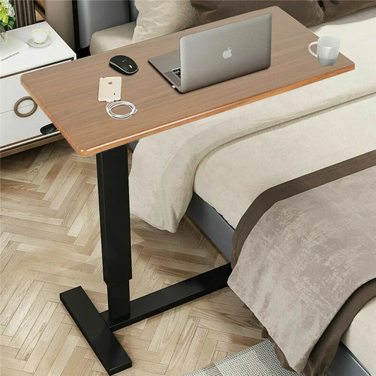Adjustable Rolling Cart Overbed Bedside Table