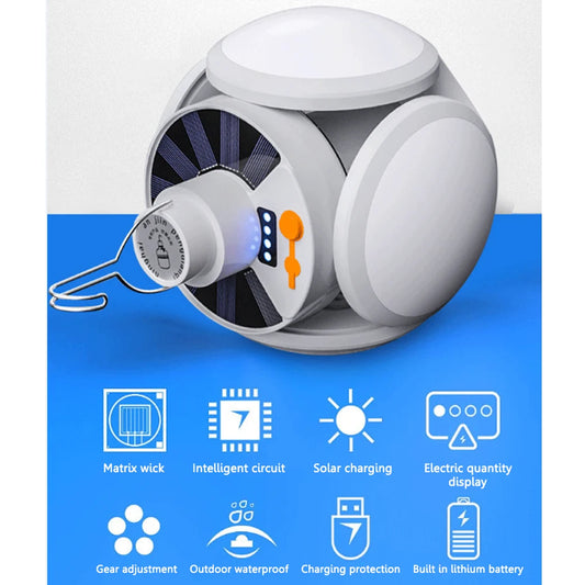 LED Solar Camping Light Bulb