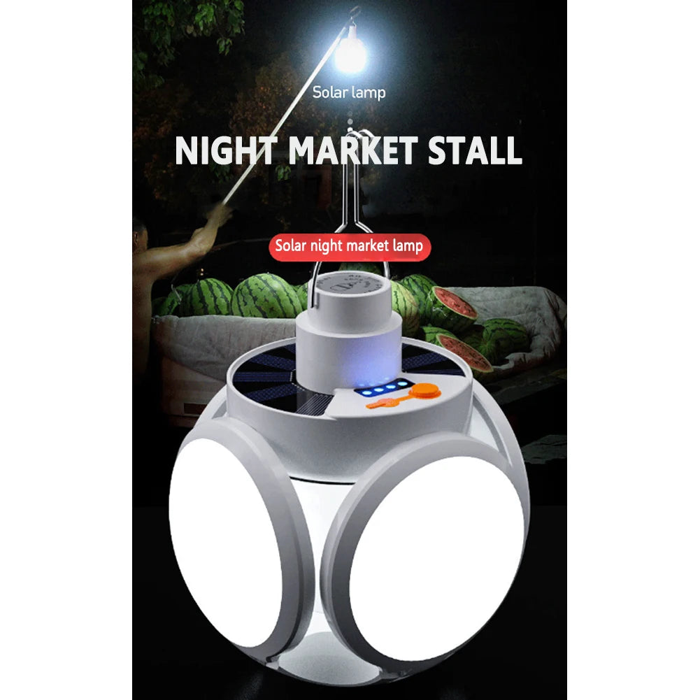 LED Solar Camping Light Bulb