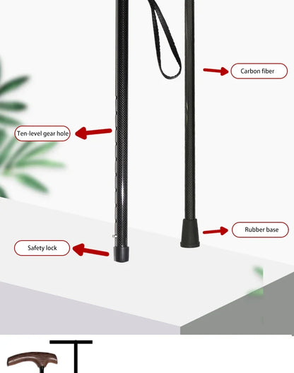 2024 Carbon Fiber Cane Walking Stick