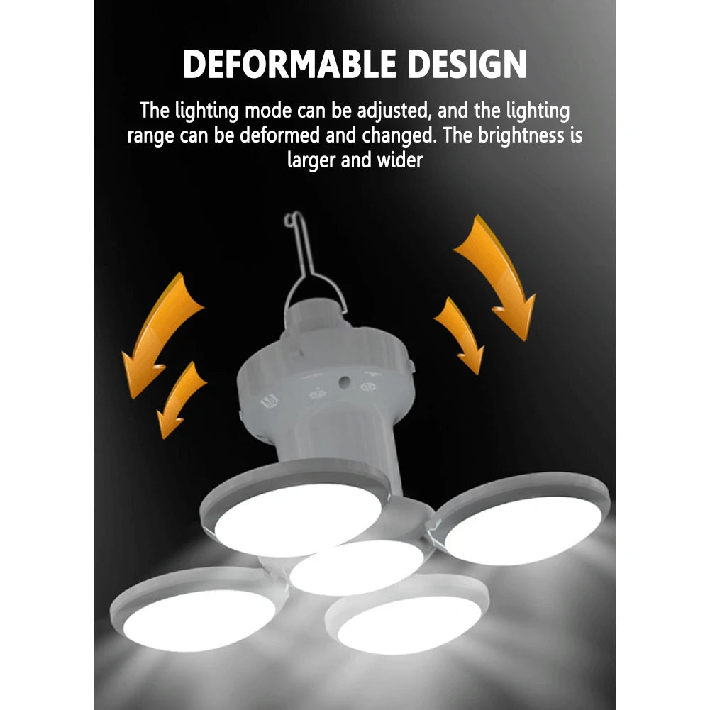 LED Solar Camping Light Bulb