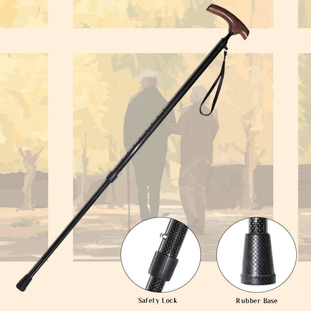 2024 Carbon Fiber Cane Walking Stick