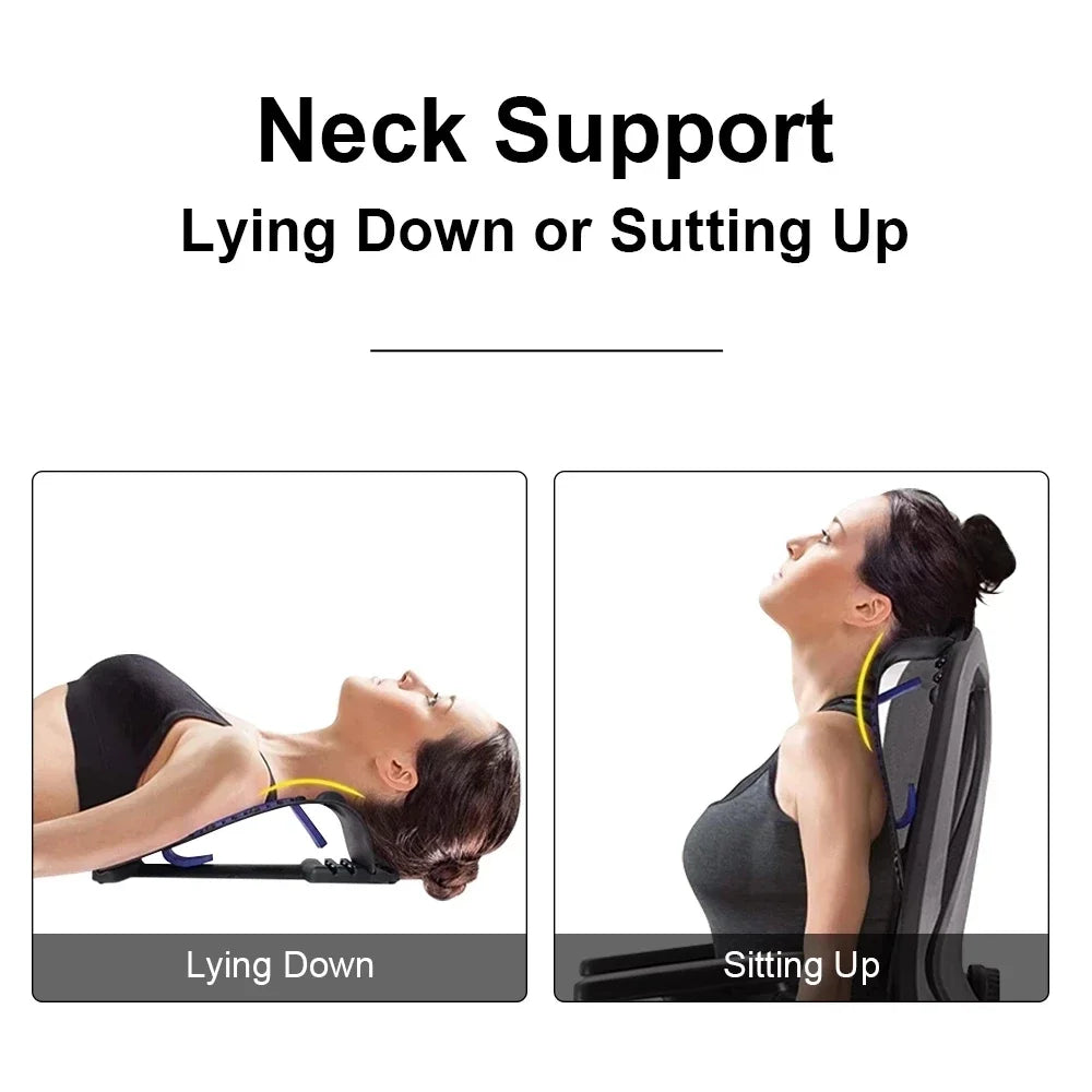 Back Stretcher Multi-Level Adjustable Back  Board Lower Upper Lumbar Spine Support