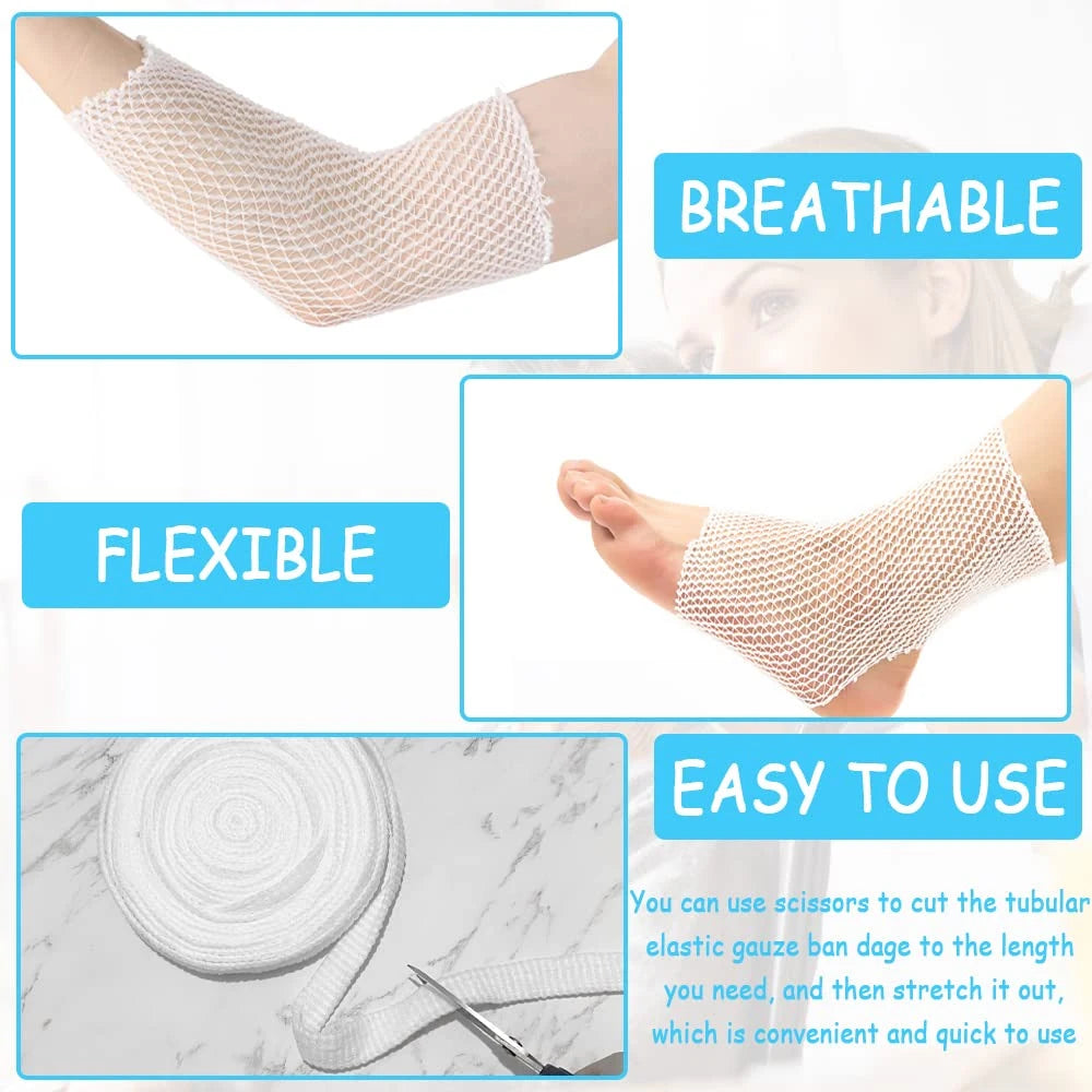 Tubular Bandages Elastic Mesh Wound Dressing