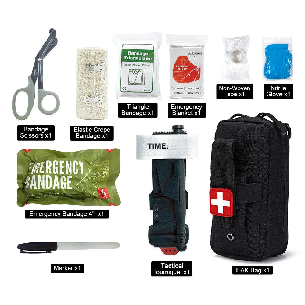 Pouch Survival First Aid Kit