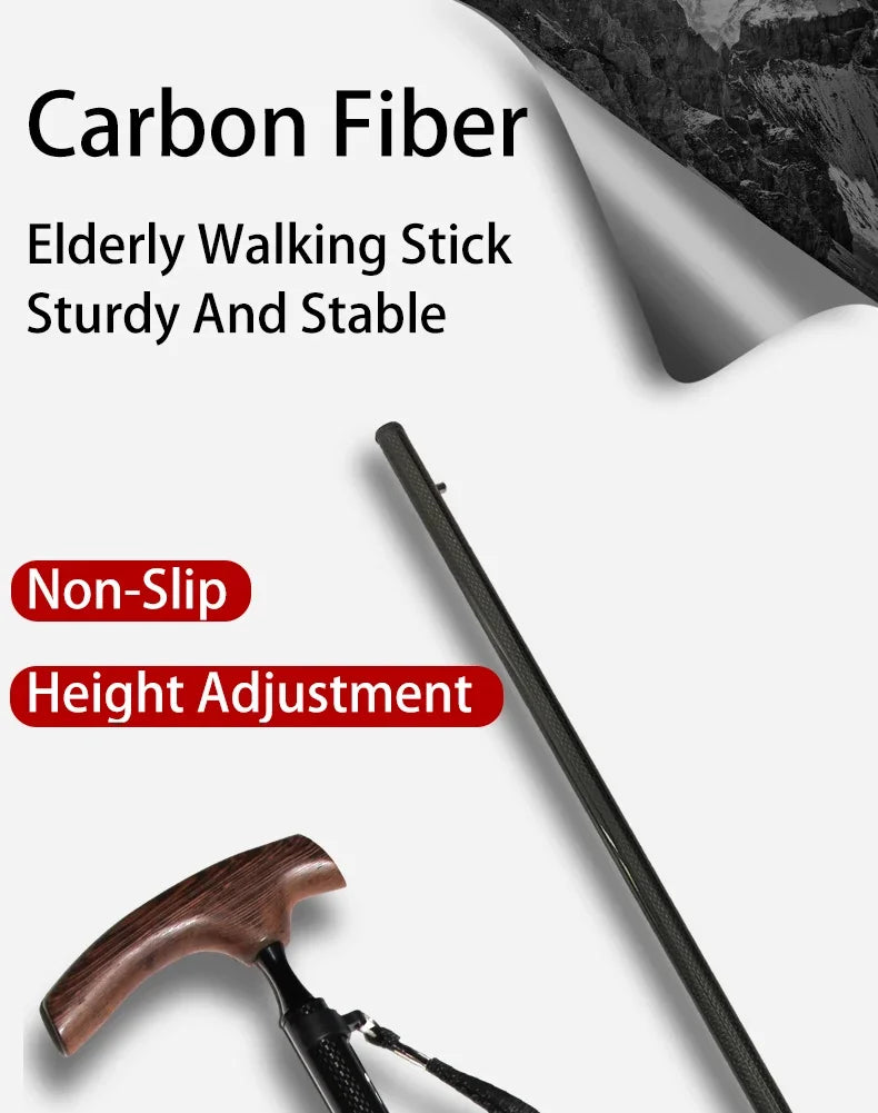 2024 Carbon Fiber Cane Walking Stick
