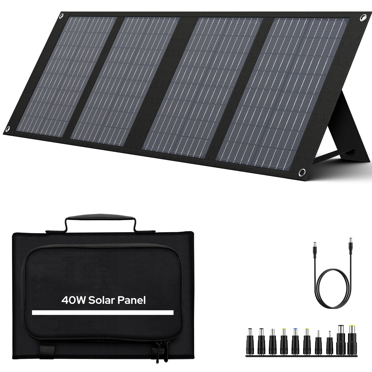 Foldable Solar Panel 100W/60W/40W Portable Waterproof