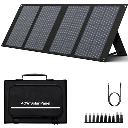 Foldable Solar Panel 100W/60W/40W Portable Waterproof