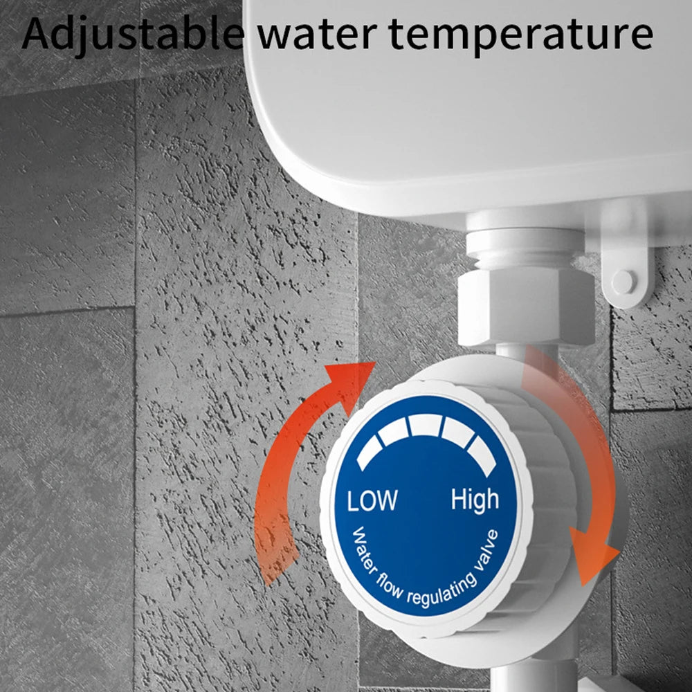 Instant Water Heater LCD Digital Display Thermostatic Shower Water