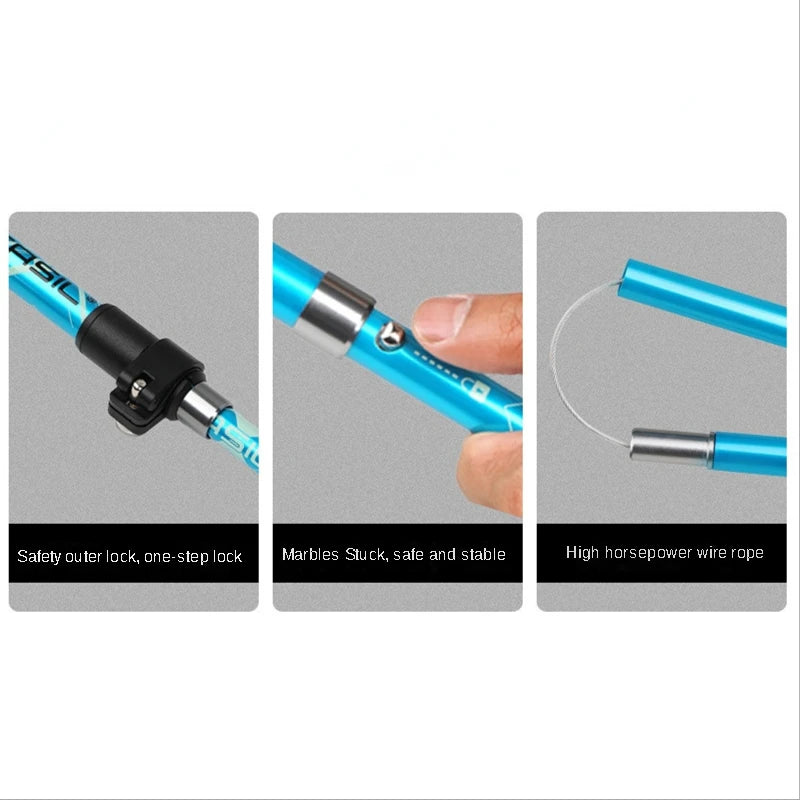 2Pcs Ultralight Trekking Poles Walking Sticks