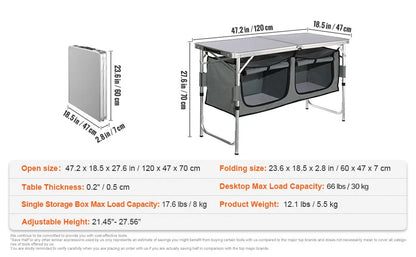 Camping Kitchen Table
