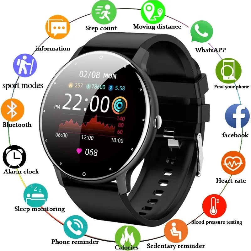 New Smart Watch Men  Sport Fitness Watch