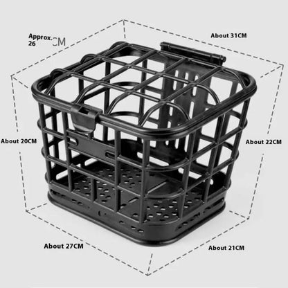 Large Capacity Anti Extrusion Bike Front Basket