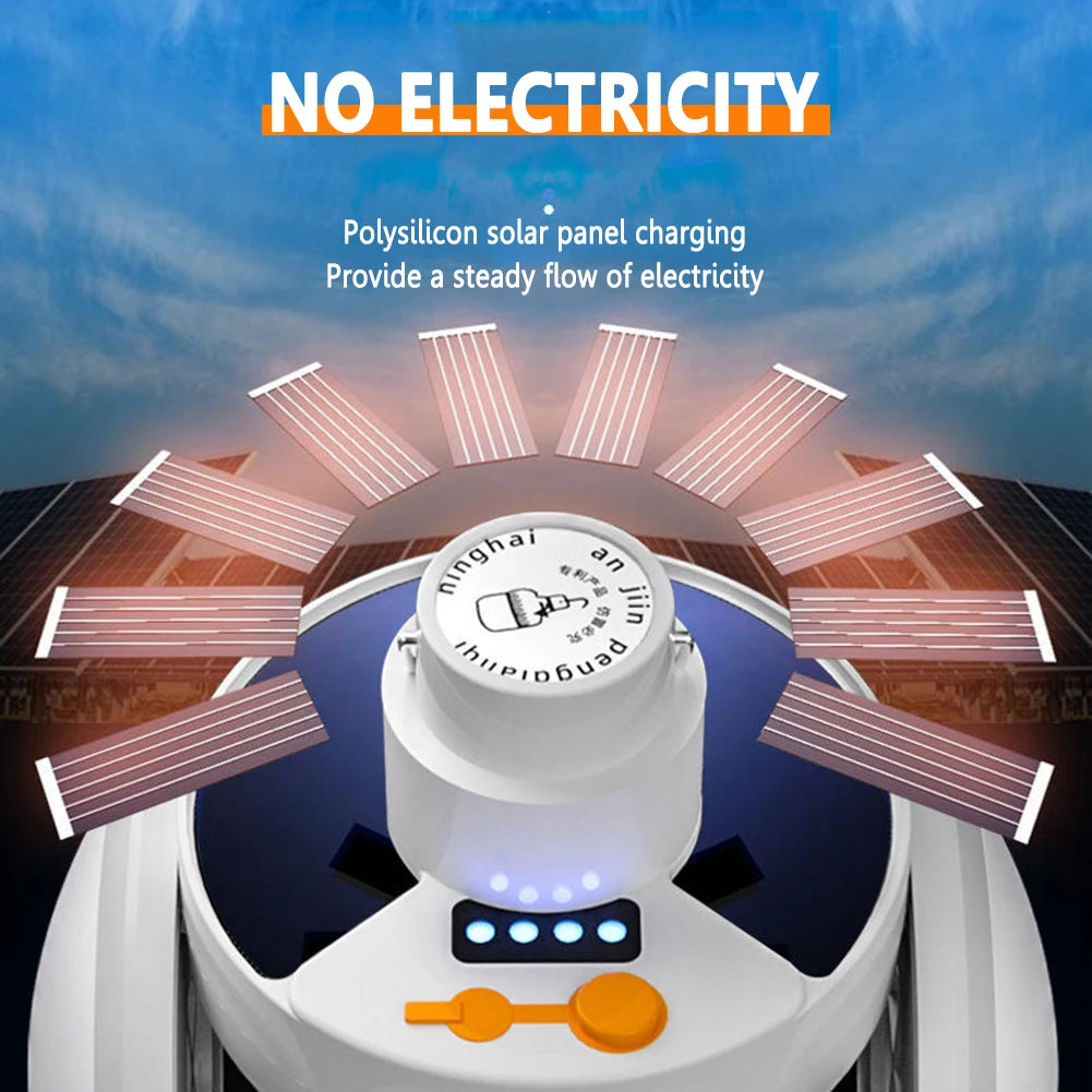 LED Solar Camping Light Bulb