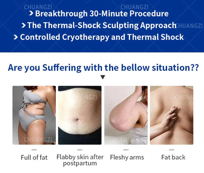 Portable Cryo T Shock Slimming Machine Face Body Cryo