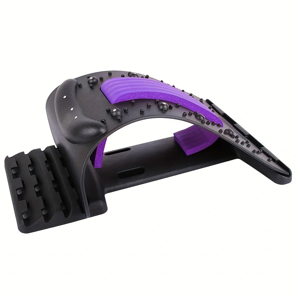 Back Stretcher Multi-Level Adjustable Back  Board Lower Upper Lumbar Spine Support