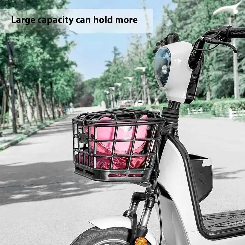Large Capacity Anti Extrusion Bike Front Basket