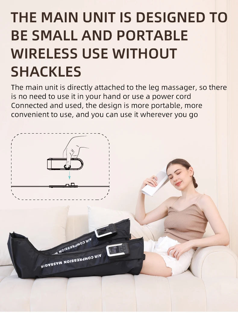 Air Compression Therapy System for Fast Recovery and Improved