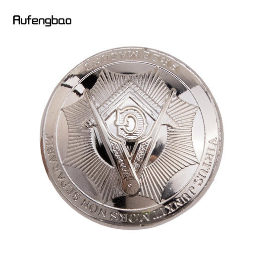 White Freemasonry Freemasons  Relief Walking Cane