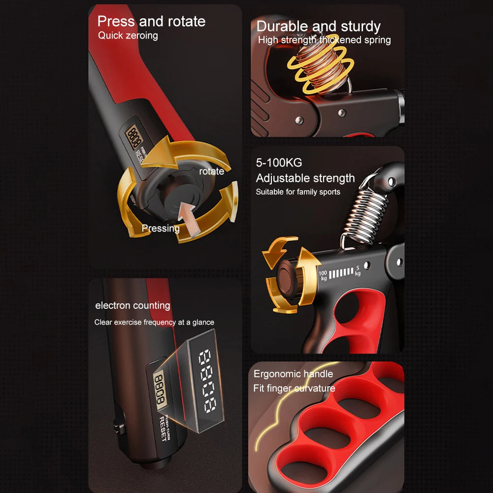 5-100KG Grip Strength Trainer