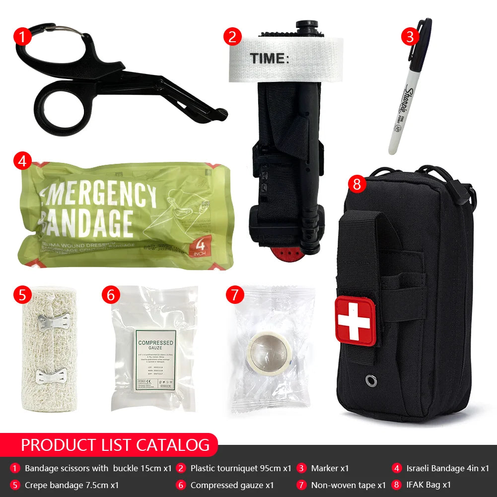 Pouch Survival First Aid Kit