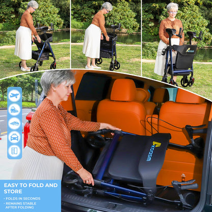 Walker, Adjustable Seat & Handle