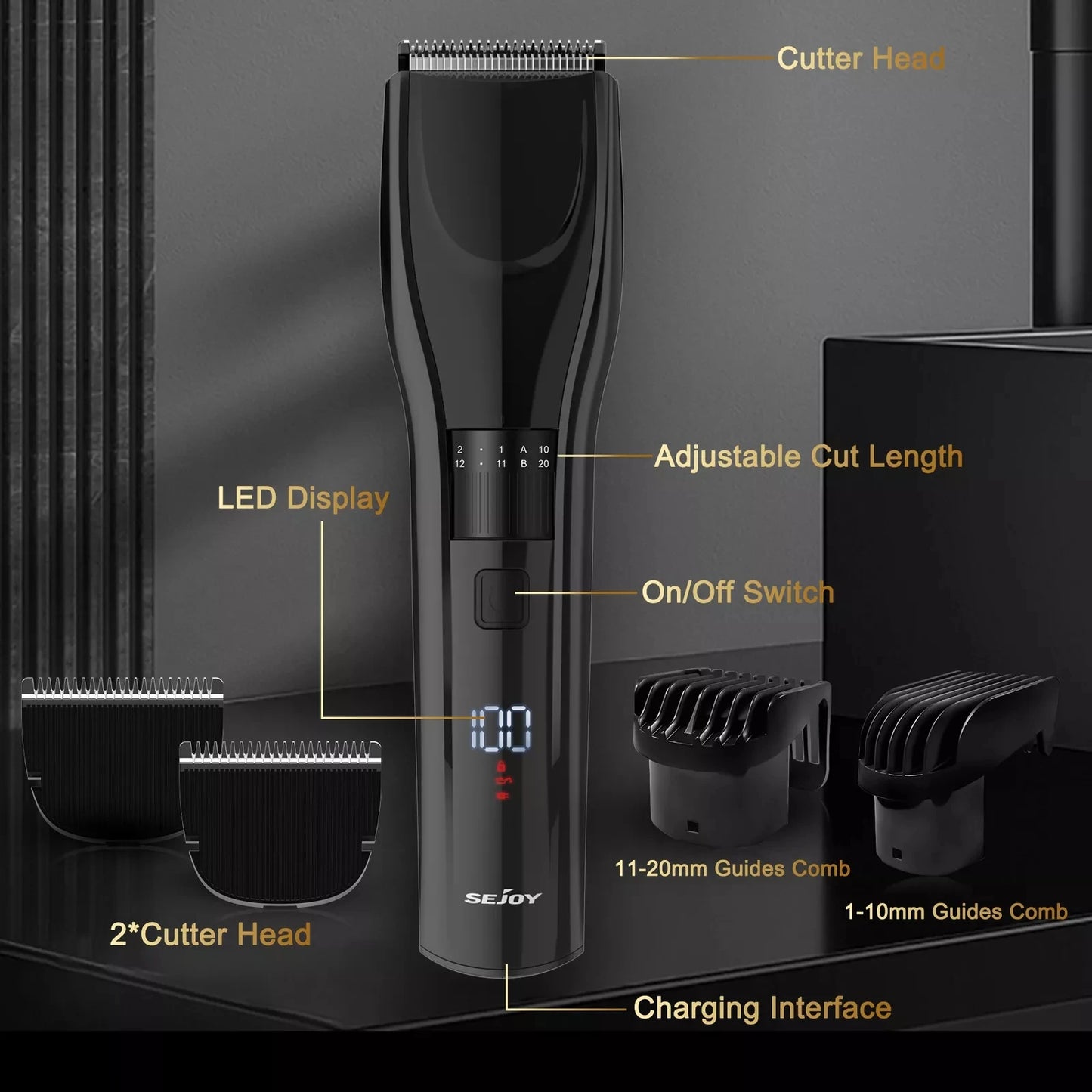 Cordless Professional Hair Clippers
