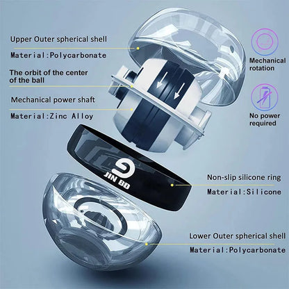 Gyro Ball For Strengthen Arms Fingers Wrist Bones