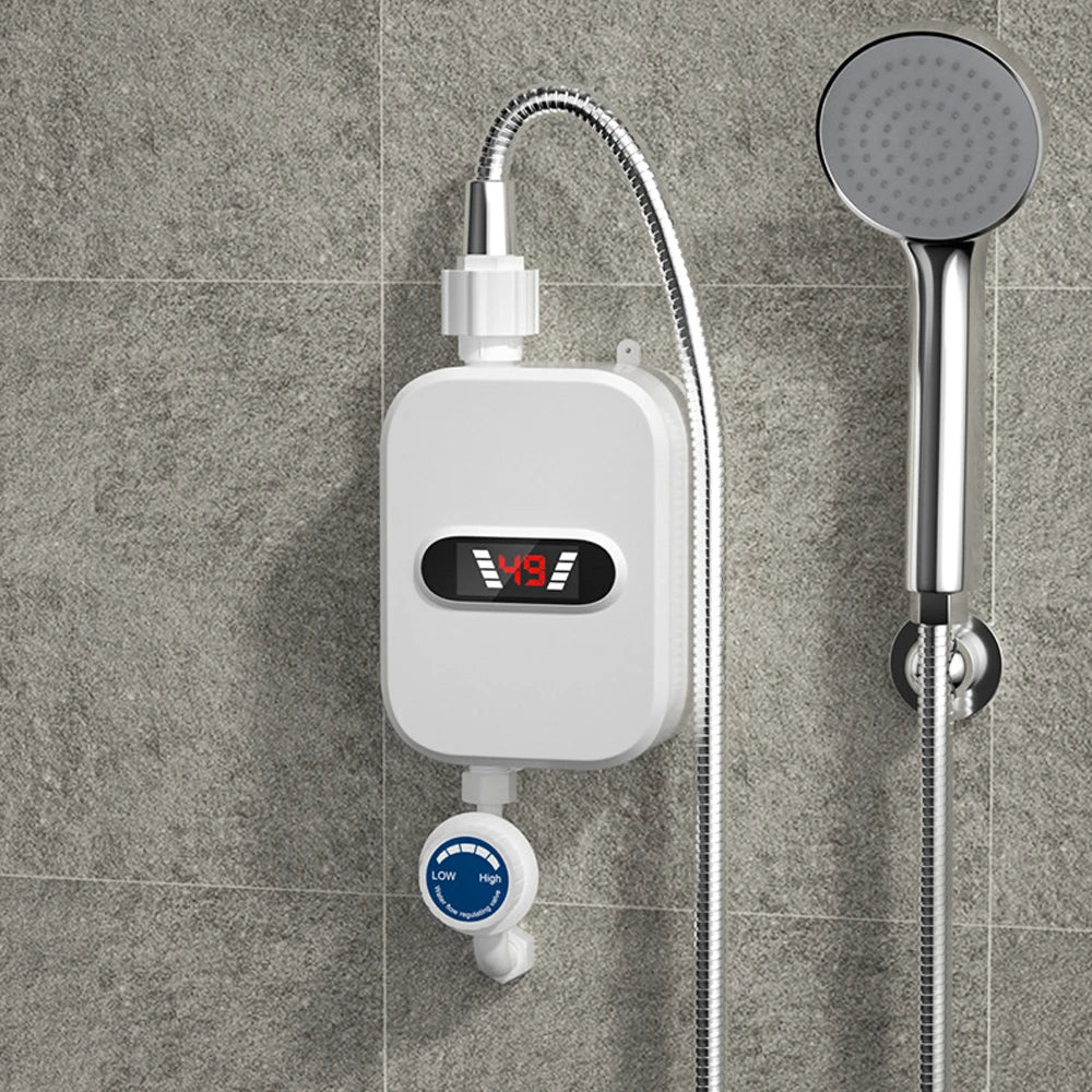 Instant Water Heater LCD Digital Display Thermostatic Shower Water