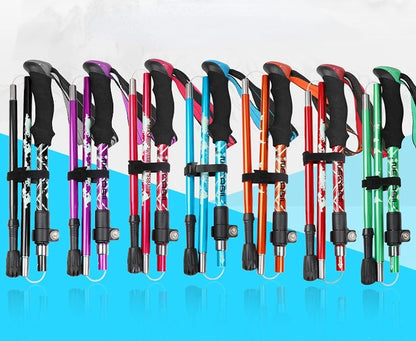 2Pcs Ultralight Trekking Poles Walking Sticks